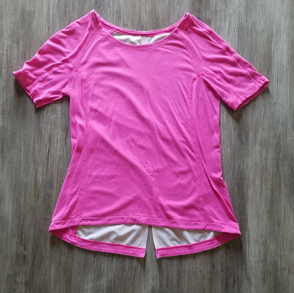 lululemon athletica Pink Short Sleeve Women's Tee